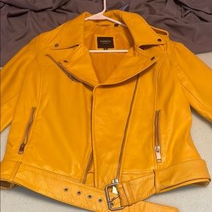 Barney’s original colored leather jacket